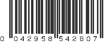 UPC 042958542607