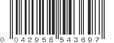 UPC 042958543697