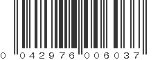 UPC 042976006037