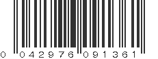 UPC 042976091361