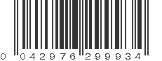 UPC 042976299934