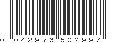 UPC 042976502997