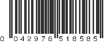 UPC 042976518585