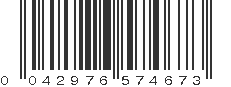 UPC 042976574673