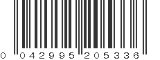 UPC 042995205336