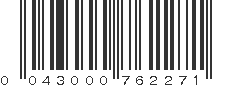 UPC 043000762271