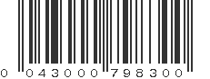 UPC 043000798300