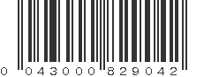 UPC 043000829042