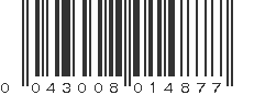 UPC 043008014877