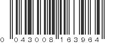 UPC 043008163964