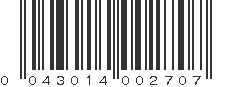 UPC 043014002707