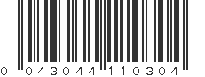 UPC 043044110304