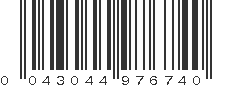 UPC 043044976740