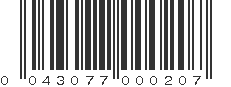 UPC 043077000207