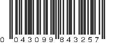 UPC 043099843257