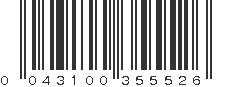 UPC 043100355526