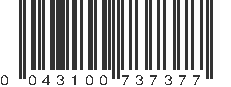 UPC 043100737377