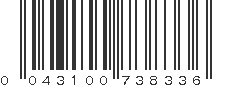 UPC 043100738336