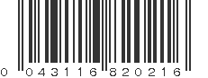 UPC 043116820216