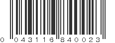 UPC 043116840023