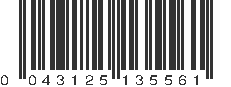 UPC 043125135561