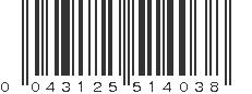 UPC 043125514038