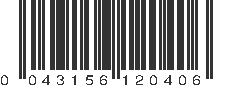 UPC 043156120406