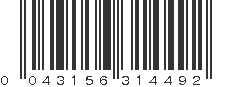 UPC 043156314492