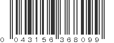 UPC 043156368099