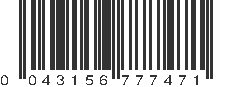 UPC 043156777471