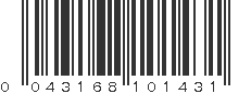 UPC 043168101431