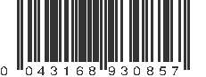 UPC 043168930857