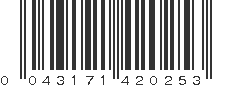 UPC 043171420253