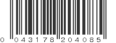 UPC 043178204085