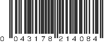 UPC 043178214084