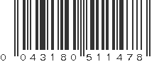 UPC 043180511478