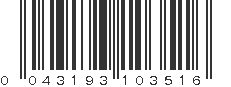 UPC 043193103516