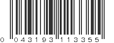 UPC 043193113355