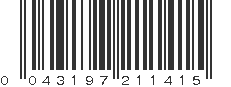 UPC 043197211415