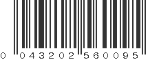 UPC 043202560095