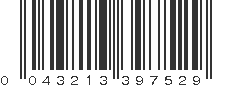 UPC 043213397529