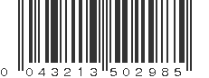 UPC 043213502985