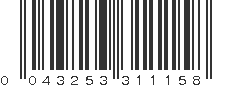 UPC 043253311158