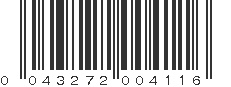 UPC 043272004116