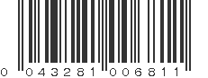 UPC 043281006811