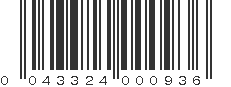 UPC 043324000936