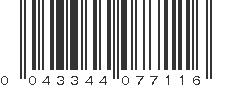 UPC 043344077116