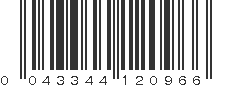 UPC 043344120966