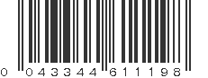 UPC 043344611198