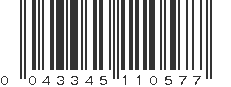 UPC 043345110577